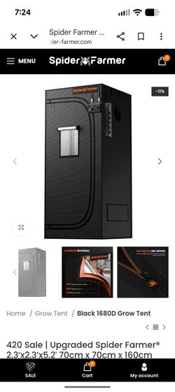 Grow tent with
