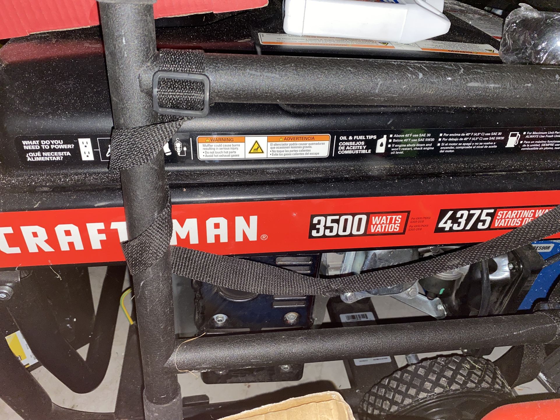 Just Like New Craftsman 3500 Generator