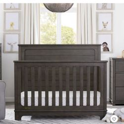 Simmons Kids' Slumbertime Monterey 4-in-1 Convertible Crib - Rustic Gray