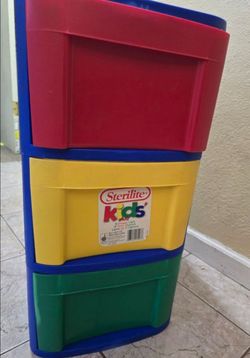 Sterilite Kids 3 Bin Organizer