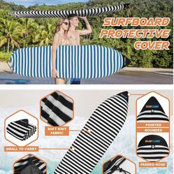 SUN CUBE Surfboard Sock Cover: Protect Your Board in Style!