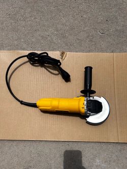 DeWalt 4 1/2” angle grinder