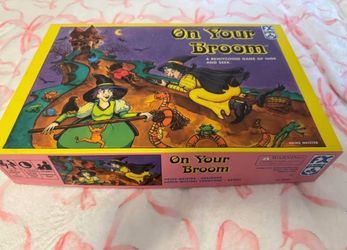 1997 vintage On Your Broom board game made in USA
