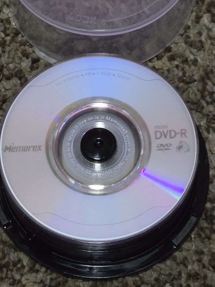 Memorex Mini DVD- 30 Minute 1.4 GB 5-Pack for DVD Camcorder