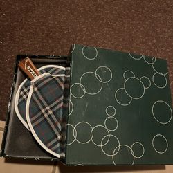 Two Table Tennis Rackets With Ball