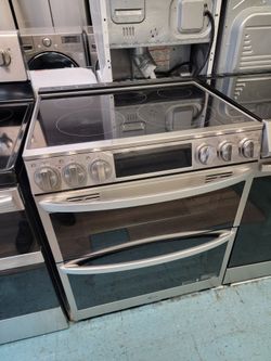 Lg Electric Stove Stainless Steel ThinQ double