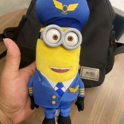 Minions Rise Of Gru Pilot Kevin Plush 9” Stuffed Toy