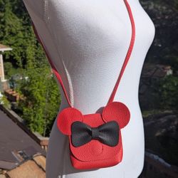 Leather Mini Mouse crossbody satchel 

In good condition.
