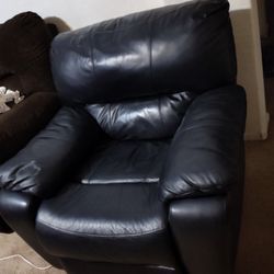 Black Leather Recliner