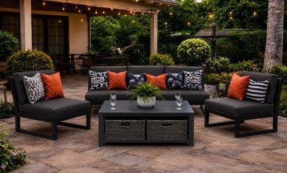 new in box patio set