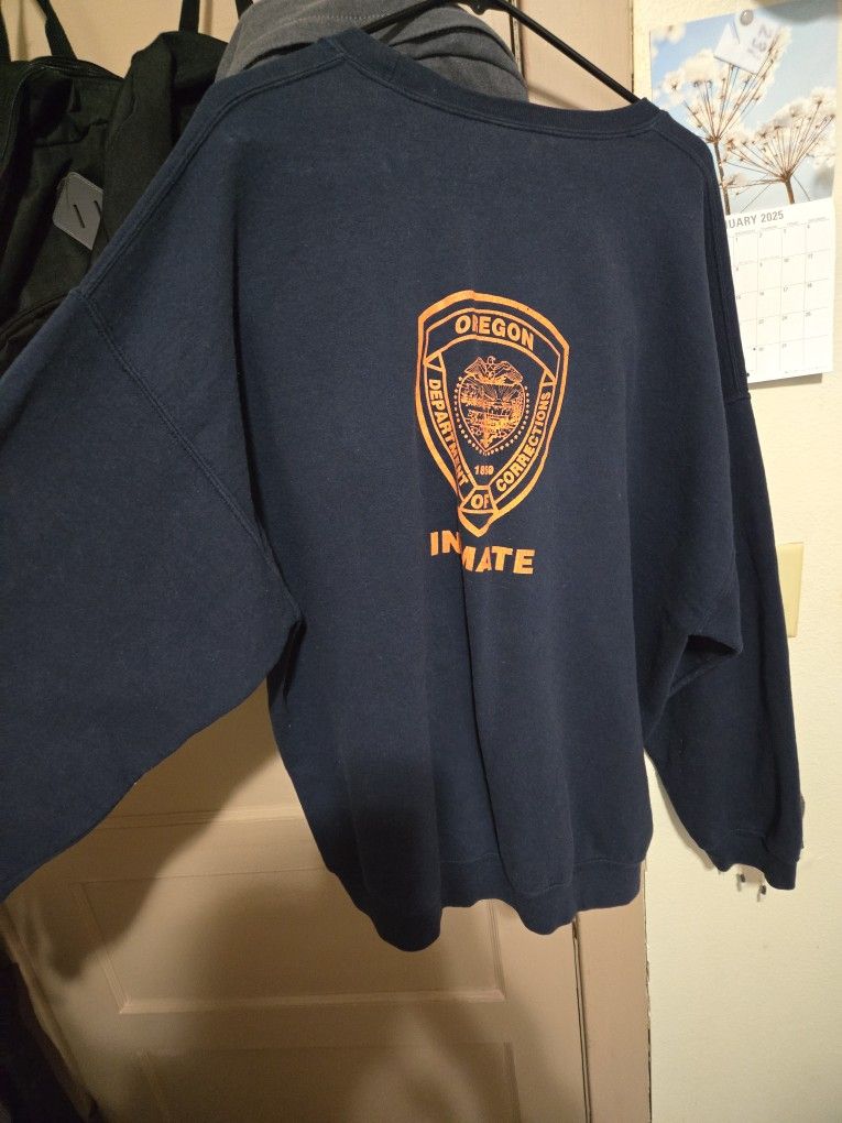 Authentic ODOC Inmate Sweater