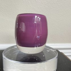 Crate & Barrel Purple Lavender Votive Candle Holder
