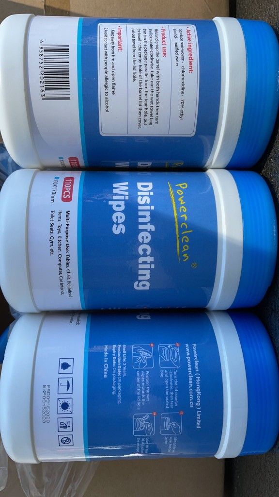 Alcohol Disinfecting Wipes