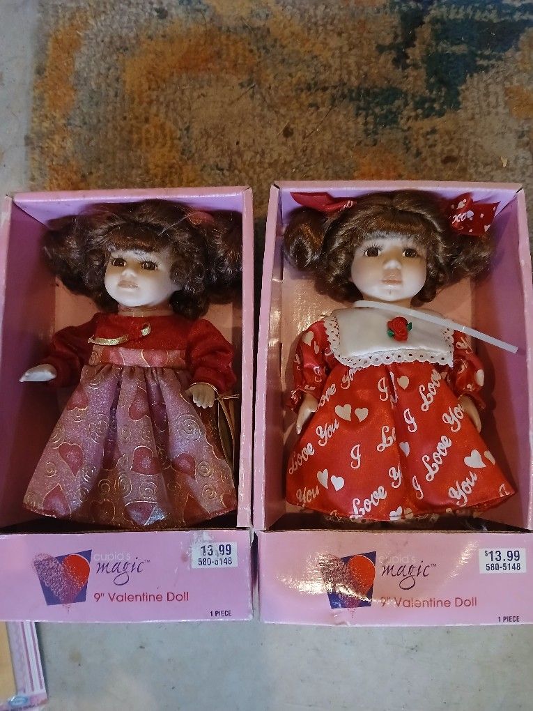 Collection Of Old& New Porcelain Dolls