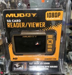 brand new sealed muddy sd card reader viewer