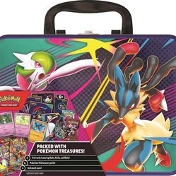 Pokemon 2025 Fall Mega Collector Chest Tin Box - 6 Packs & 3 Foil Cards