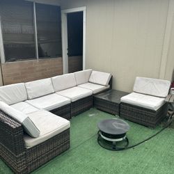 7 Piece Patio Furniture Set 