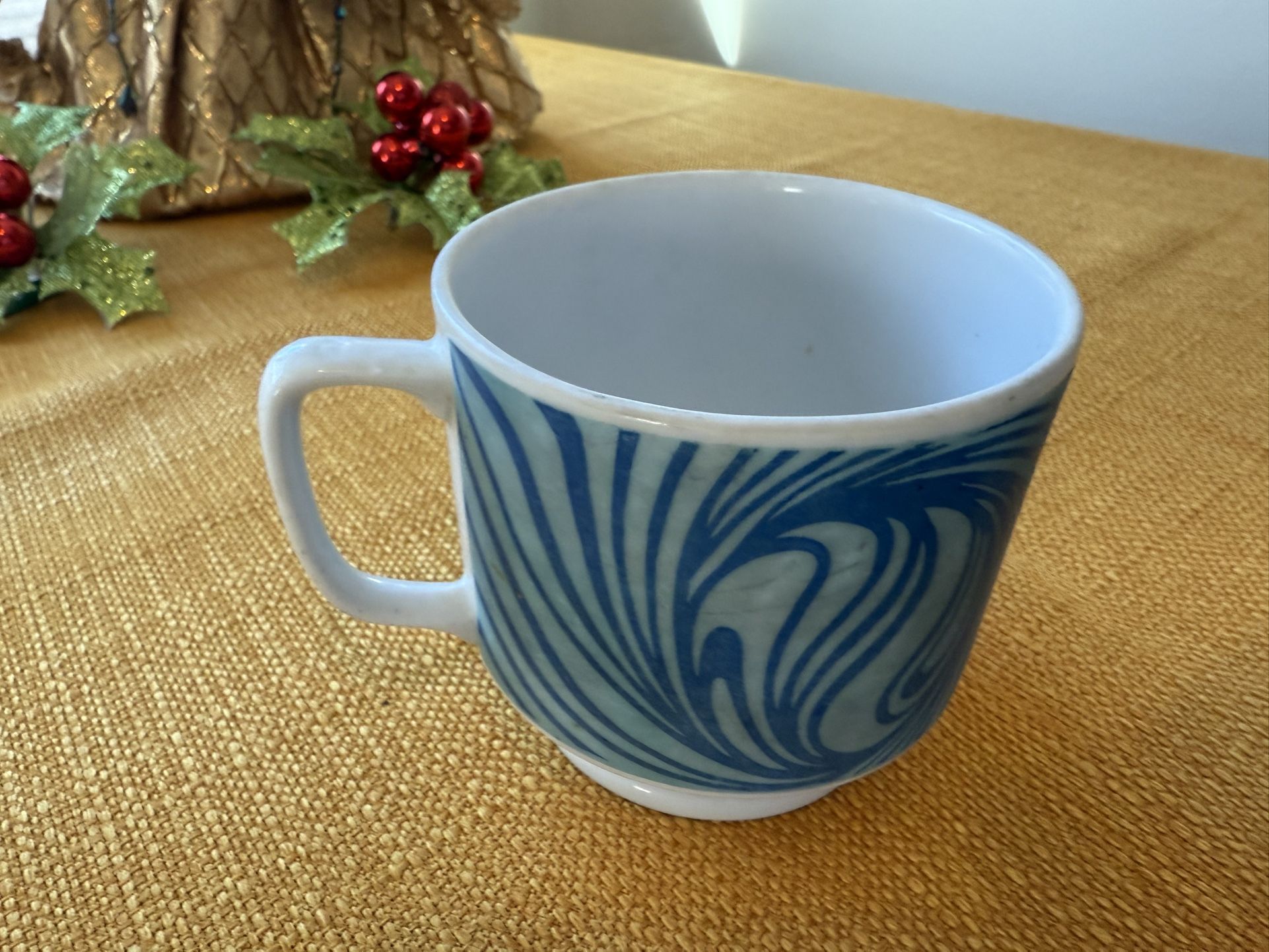 Hippie Paisley Coffee Cup Original 1969