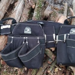 Gatorback Professional Carpenter's Tool Belt Combo w/Air-Channel Pro Comfort Back Support Belt