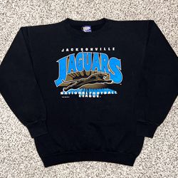 Vintage 1993 Jacksonville Jaguars Banned Logo Sweatshirt Made In USA