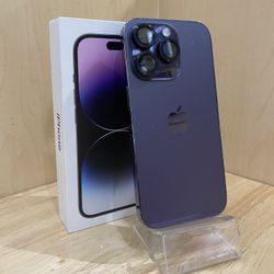 I Phone 14 Pro 128 GB Deep Purple Factory Unlocked New In Box  