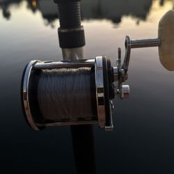 🎣 Preowned Penn Reel With Monofilament line & Preowned 7FT 15-30LB Rod 🔥 
