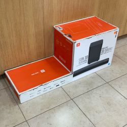 JBL BAR 500 DOLBY ATMOS AND MULTIBEAM SURROUND SOUND 10” WIRELESS SUBWOOFER.