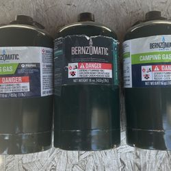 Propane Cans 3 New