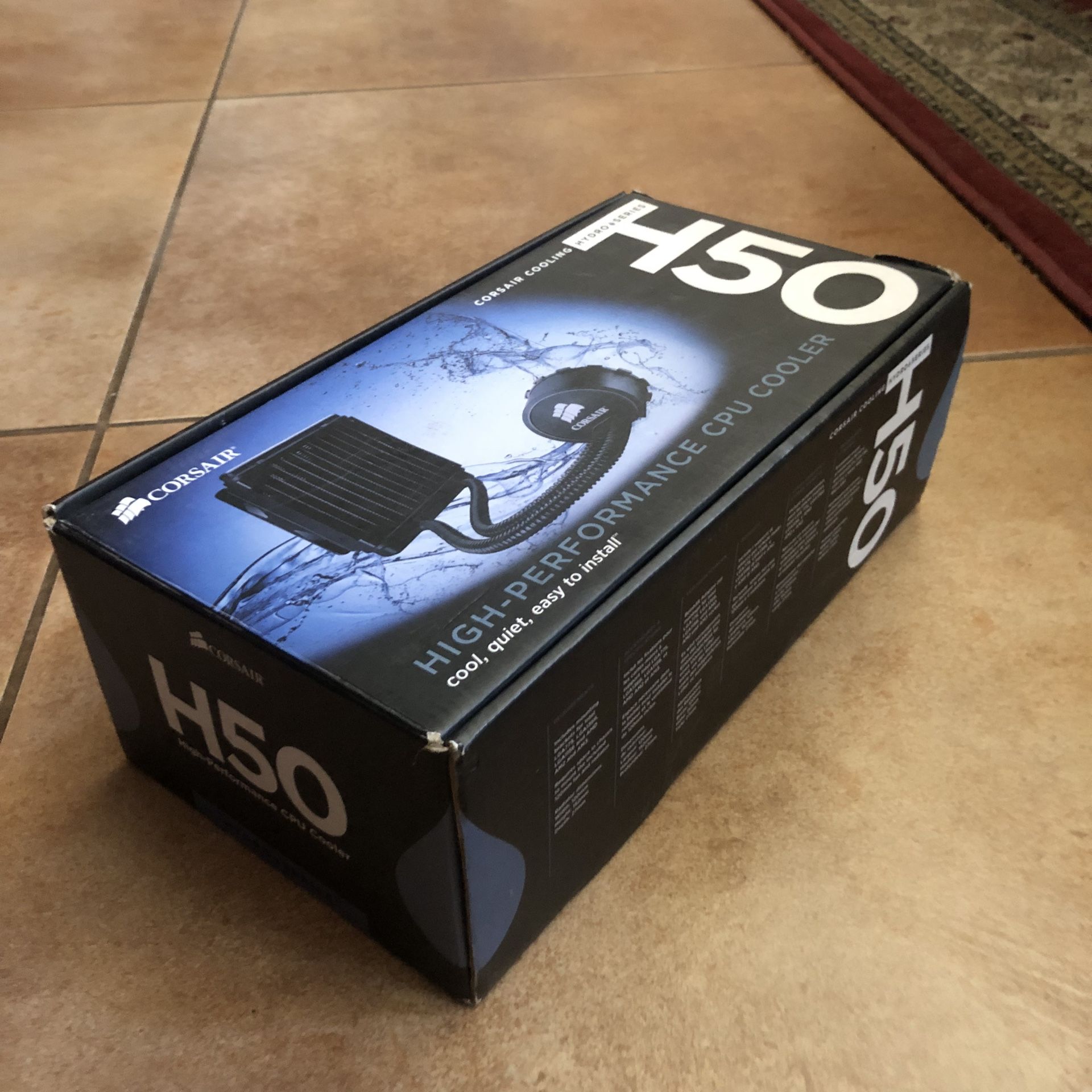 Corsair Hydro Series H50 High Performance Liquid CPU Cooler