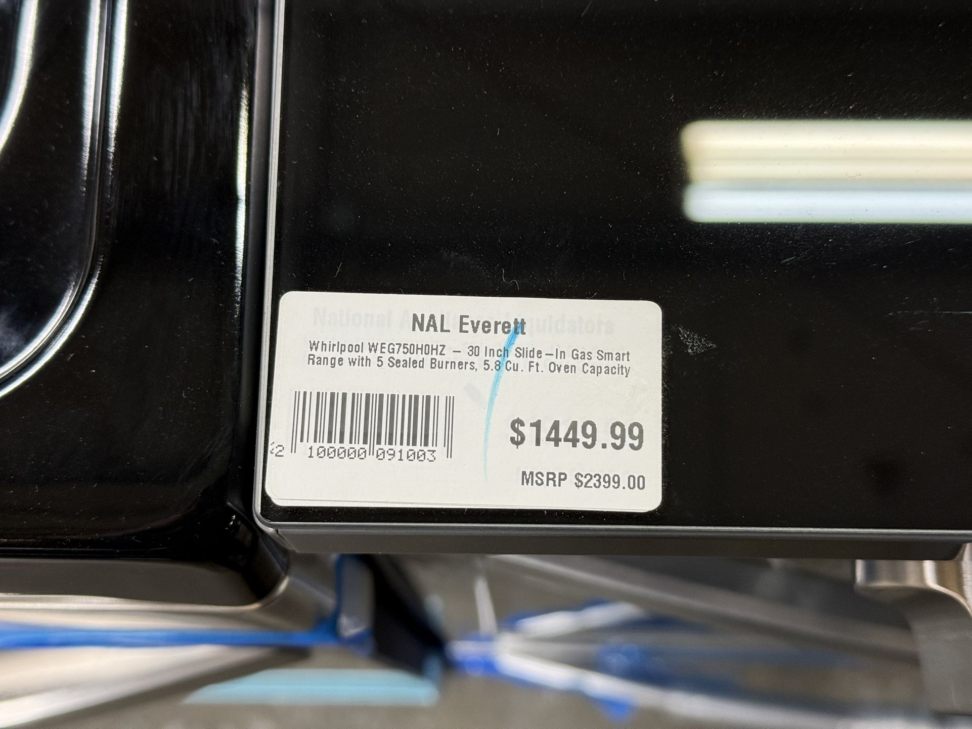 30” Slide in Gas Range National Appliance Liquidators Everett