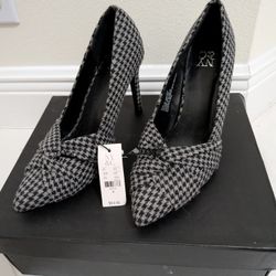New Black & White Pattern Heels