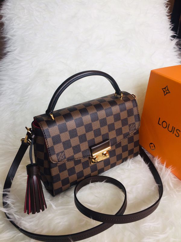 Louis Vuitton LV Damier Ebene Croisette Crossbody Bag Purse Handbag for Sale in Lisle, IL - OfferUp
