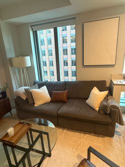 Chita Kenna 90” Gray Sofa – Deep, Soft & Extremely Comfortable