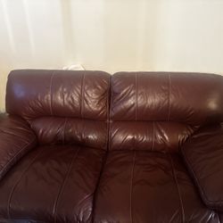 love seat leather sofa 