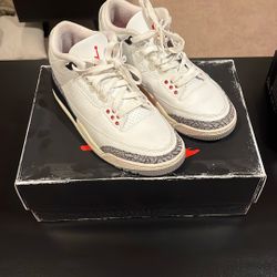 Air Jordan 3 Retro White cement White/Grey/Red