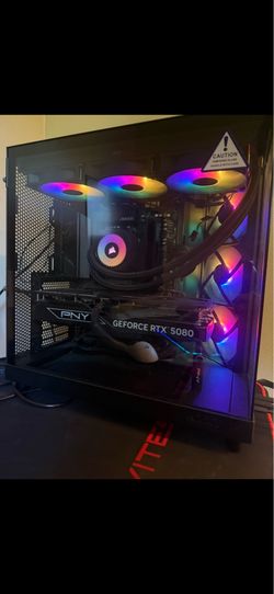 Full Custom PC Setup w Monitor: RTX 5080, 9800x3D, 64GB DDR5 Ram, LG Ultragear OLED 480hz 1440p