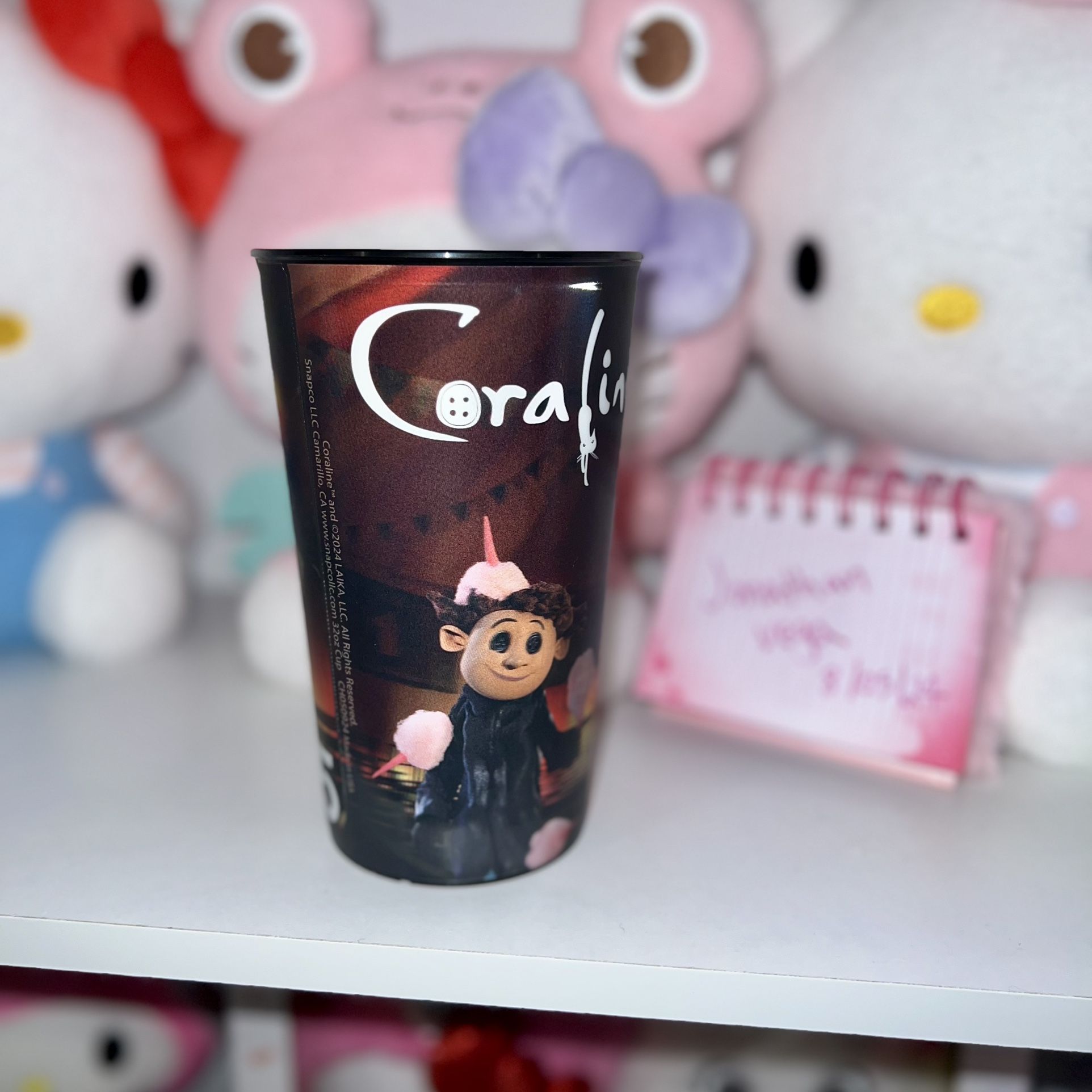 Coraline 15th Anniversary 3D Holographic 32oz Cup Cinemark Exclusive (NEW)