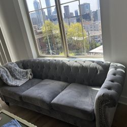 Miniature Grey Couch 3 Seater