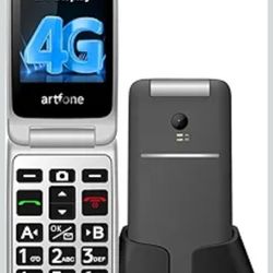 G3 Pro Grey - 4G LTE Cell Phone for Seniors丨Unlcoked Flip Phone with SOS Button丨Loud Speaker丨Camera丨Charging Dock丨Talking Clock丨Speed Dial丨 Hands-free