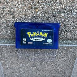 Pokemon: Sapphire GBA (Game Boy Advance, 2003) Authentic