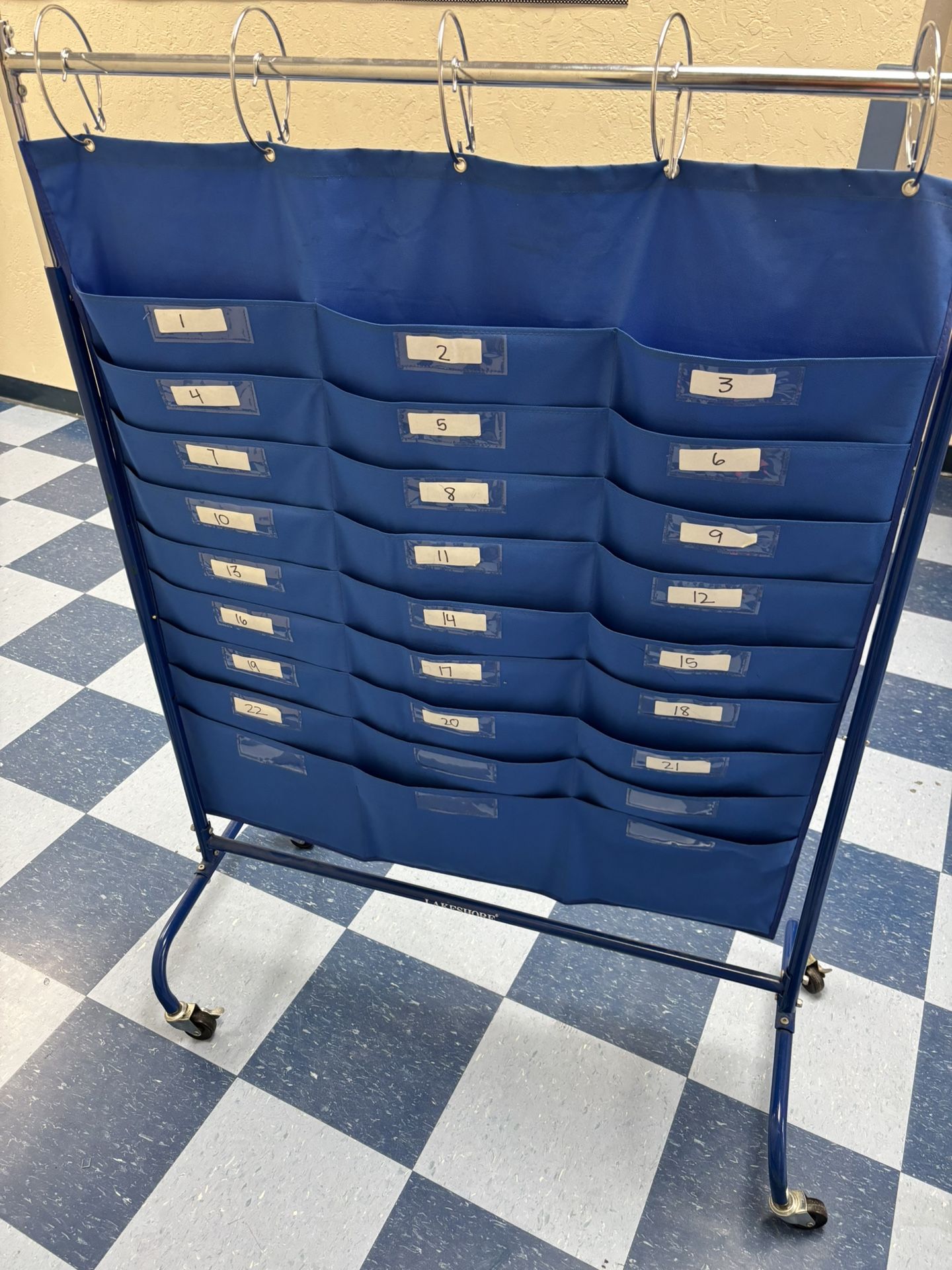 Classroom Rolling Organizer