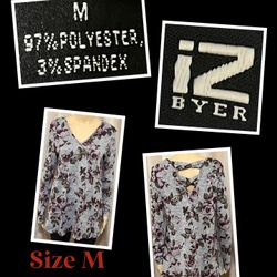 Size M(will Fit L)- i Z Byer Tunic Top