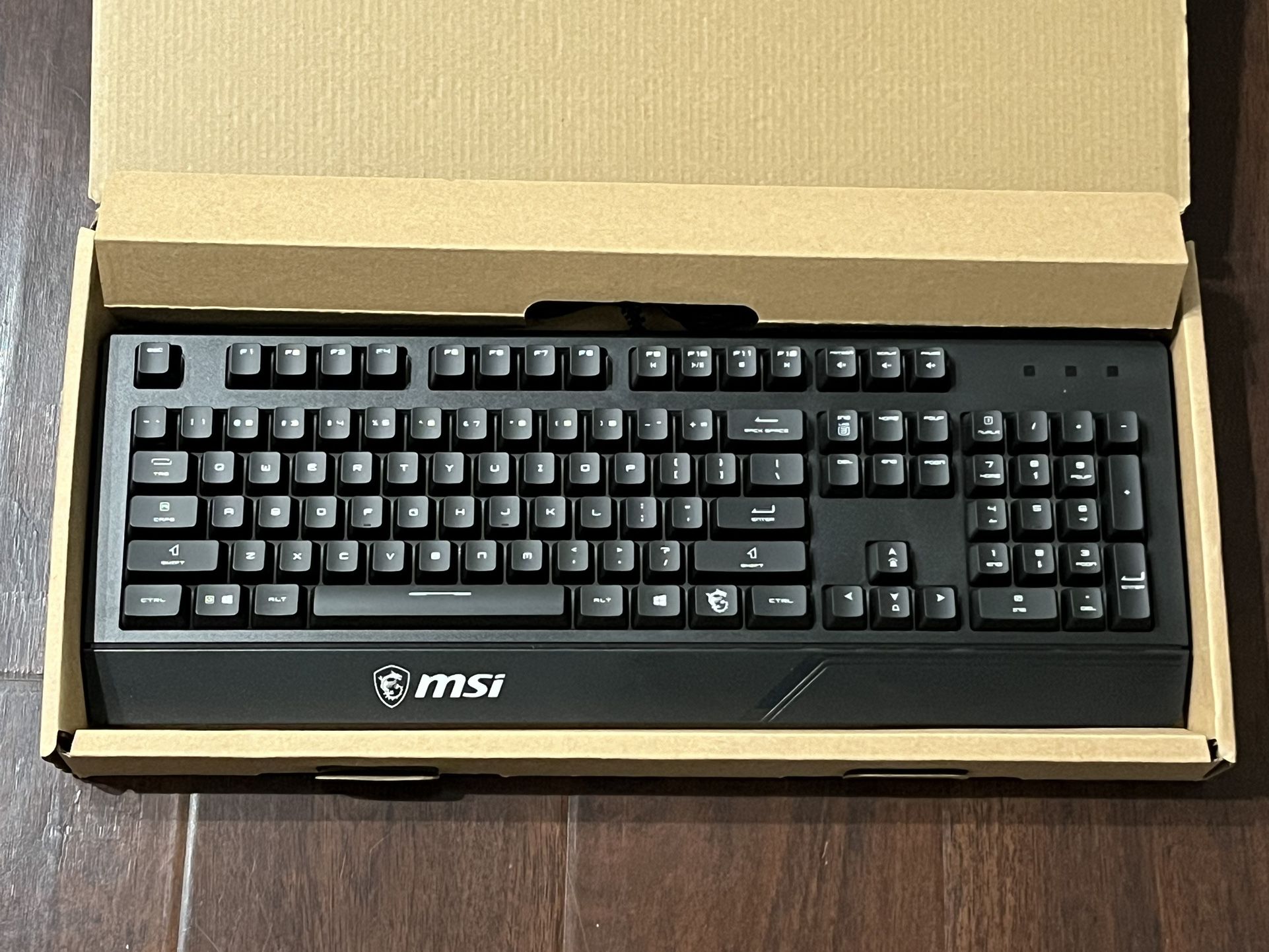 MSI Vigor GK20 RGB Backlit 104 Key Gaming Keyboard