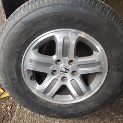 Tire With Rins  P235/70R16