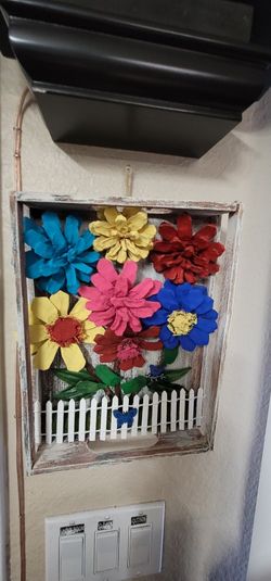 Pinecone Flowers Wall Decor 