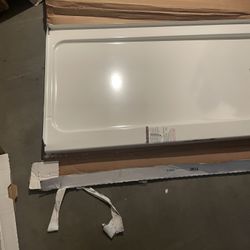 Bootz Industries Aloha ShowerCast 60 in. L x 32 in. W Alcove Shower Pan Base in White with Square Chrome Right Drain 