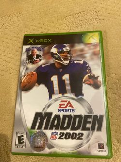 NFL Madden 2002. Xbox