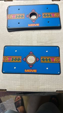 Midway ms Pac-Man cocktail table control panel overlay