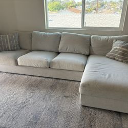 White Sectional Sofa 