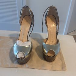 Giuseppe Zanotti Gold Pumps Size 38